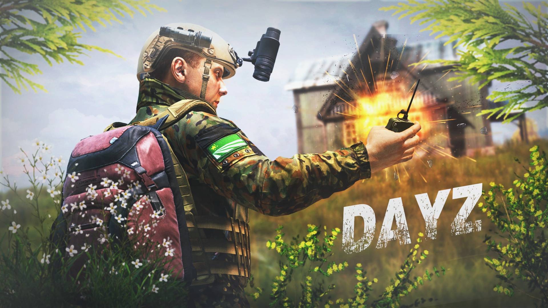 Встреча хаммера и попытка рейда клановой базы в DayZ смотреть онлайн