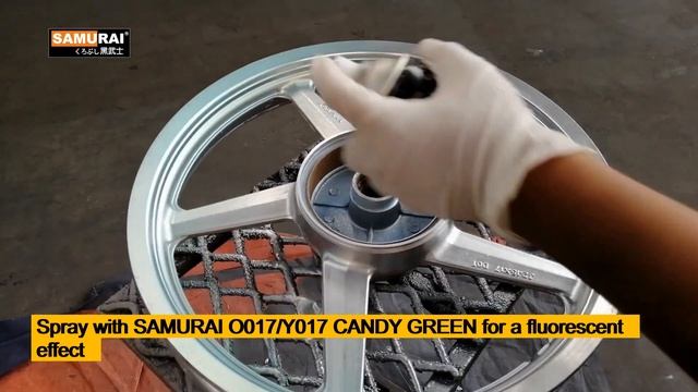SAMURAI CANDY SPRAY ON MAG WHEEL (CHROME EFFECT)- SAMURAI PAINT PHILIPPINES смотреть онлайн