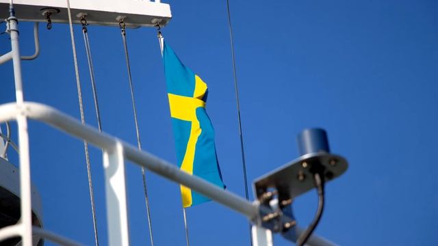 Footage/ футаж флаг Швеции смотреть онлайн