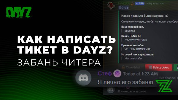 КАК ПОЖАЛОВАТЬСЯ АДМИНАМ В DAYZ?