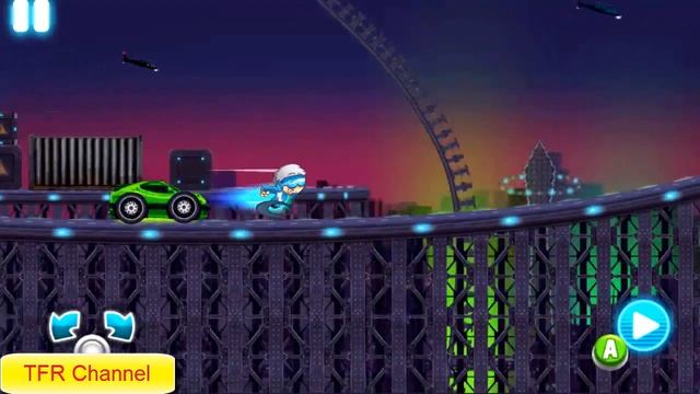 Night City - Speed Car Racing :Zoom Racer - Neon Light Road / Nursery Rhymes Songs For Children смотреть онлайн