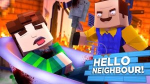 СЕКРЕТ СОСЕДА СТОИЛ МНЕ ЖИЗНИ!? ПРИВЕТ СОСЕД В МАЙНКРАФТ [перезалив]