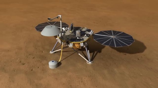 InSight Mission - Animation of Spacecraft смотреть онлайн
