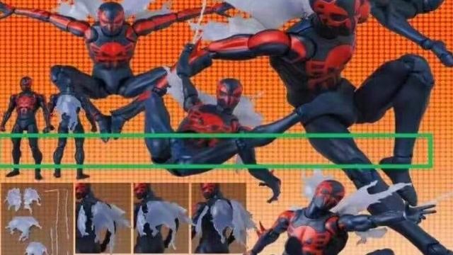 New Mafex Spiderman 2099 action figure revealed смотреть онлайн