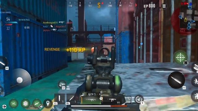 Warzone Mobile Multiplayer IPhone 13 High settings, uncapped fps (No Voice) смотреть онлайн