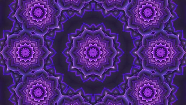 Crown Chakra Healing - Let Go Worries, Anxiety, Fear - Kaleidoscope Mandala смотреть онлайн