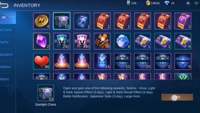HOW TO GET SELENA VIRUS EPIC SKIN (OPENING 100X STARLIGHT CHEST) #MobileLegends #MLBB #SELENAVIRUS