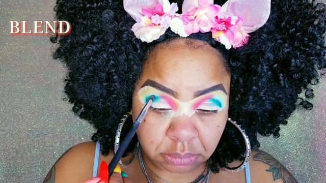 EASTER EYELOOK💕💕-VIOLET VOSS FLAMINGO EYESHADOW PALETTE