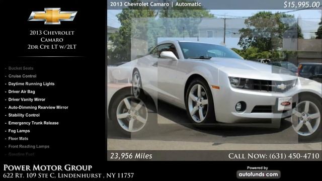 Used 2013 Chevrolet Camaro | Power Motor Group, Lindenhurst , NY - SOLD смотреть онлайн