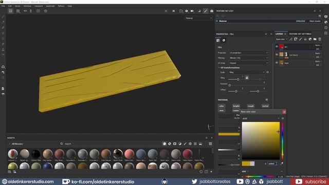 How to make a stylized wood material in Substance Painter #substancepainter #textures #materials смотреть онлайн