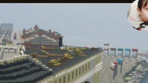 Смотрим постройки людей в Майнкрафт!