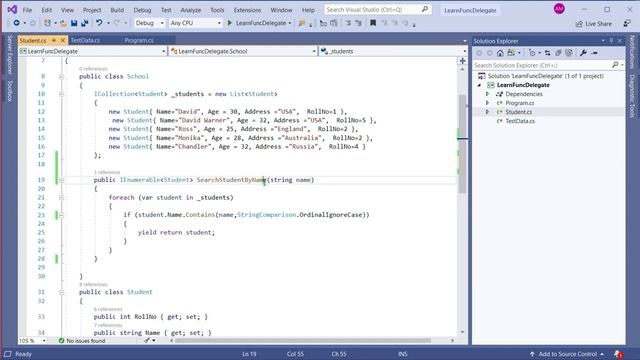 Practical use of Func delegate смотреть онлайн