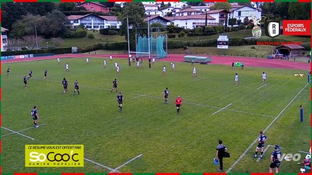 SAINT-JEAN-DE-LUZ OLYMPIQUE - RENNES ÉTUDIANTS CLUB (Espoirs Fédéraux - Barrage) : LE RÉSUMÉ смотреть онлайн