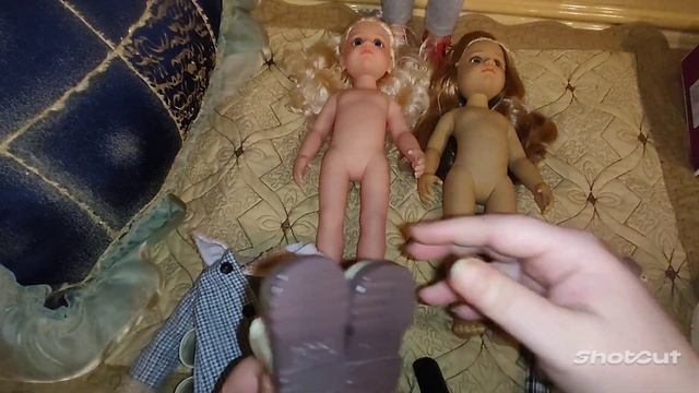 Куклы Sariel в моей коллекции☺ Любимые подружки с молдом Ханны. Сравнение с оригиналом Готц☺ смотреть онлайн