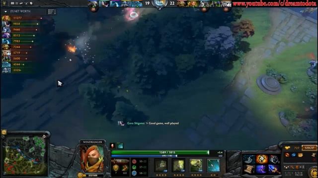 Miracle- [Windranger] Dota 2 - Perfect Powershot смотреть онлайн