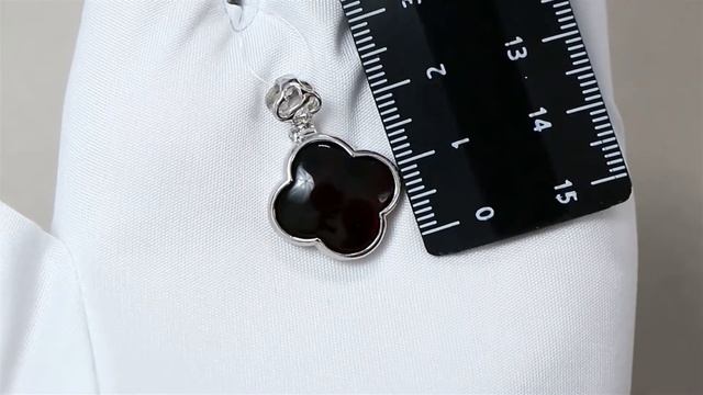 Серебряная подвеска Дарвин с янтарём 928041118eb-к смотреть онлайн