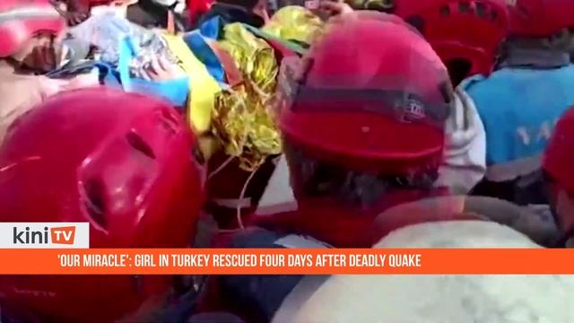 'Our Miracle': Girl in Turkey rescued four days after deadly quake смотреть онлайн