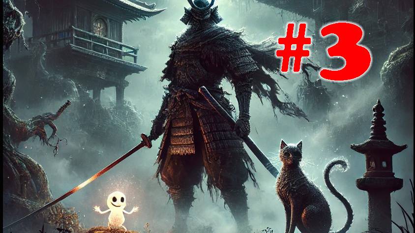 The Spirit of the Samurai ➤ прохождение №3 | Игра за котейку | Игра за Кодаму | Босс Матка