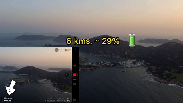 Modified Battery|dji mini 2|How many percent in every km.battery consume?16kms. смотреть онлайн