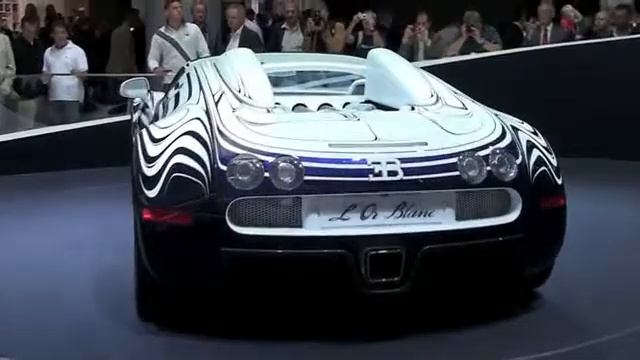 5 Mio $ Bugatti Veyron L´Or Blanc Grand Sport IAA 2011 смотреть онлайн