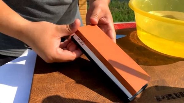 Заточка кухонных ножей Samura. Острые как бритва. ENG SUB