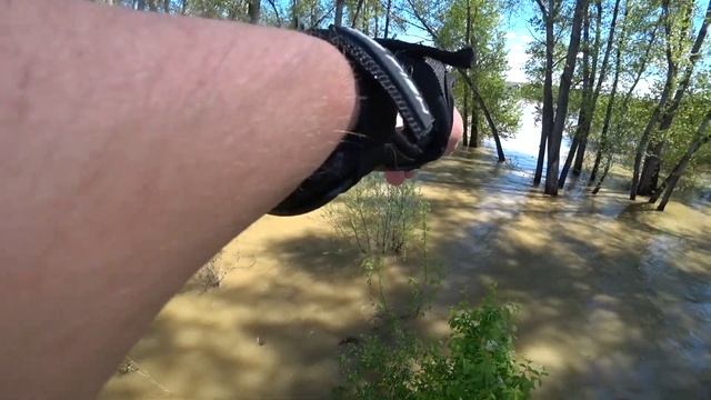Паводок в Абакане 2021. Затопление дач. Наводнение, потоп. Сброс воды. Дамба.