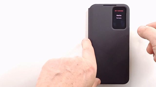 Samsung A55 Smart View Wallet Case How to quickly answer and end calls смотреть онлайн