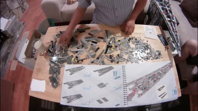 LEGO Super Star Destroyer 10221 time lapse build video смотреть онлайн