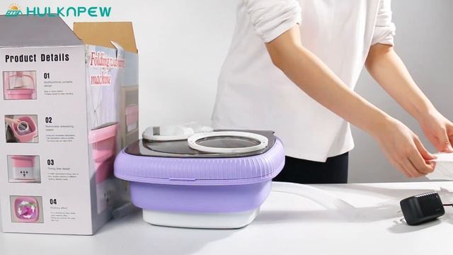 Foldable Washing Machine,6.5L Mini Washer For Apartments,Dormitories, Camping, RV, Travel,Hotels Et