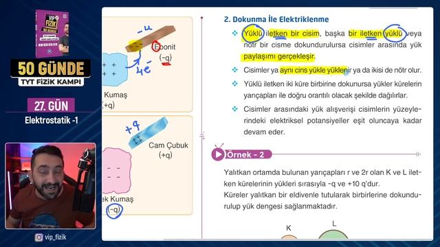 Elektrostatik konu anlatımı -1 | 27.Gün 1.Video | 2025 TYT Fizik kampı смотреть онлайн