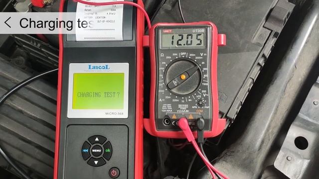 Micro 568 Cranking Test and Charging Test смотреть онлайн