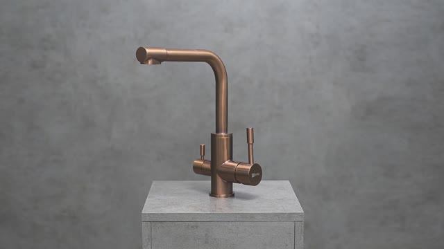 Смеситель Lemark Expert LM5061RGN для кухни с подключением к фильтру с питьевой водой смотреть онлайн