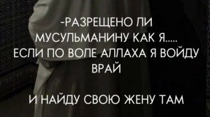 Любовь к жене