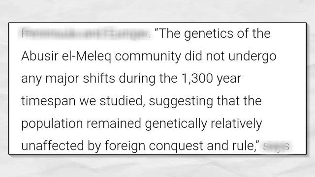 The ancient Egyptians' race (EP: 2) | The genetic continuity смотреть онлайн