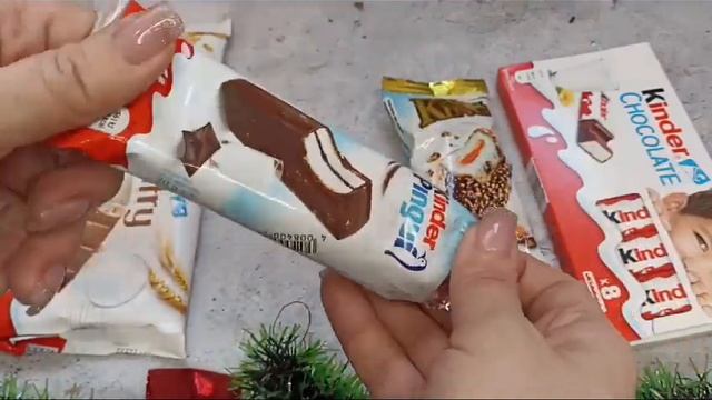 ASMR SWEET UNPACKING CANDYS DELICIOS,Kinder Chocolates,KinderCountry,Kinder Pinguin,Maxi King Kinde