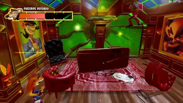 Crash Bandicoot - N.sane Trilogy Pinstripe Potoroo Boss смотреть онлайн