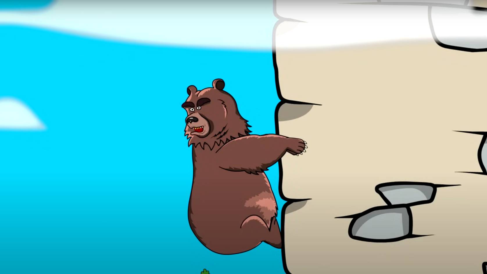 Анекдот про зверей, как Король Лев заставил башню строить. Мультанекдот смотреть онлайн