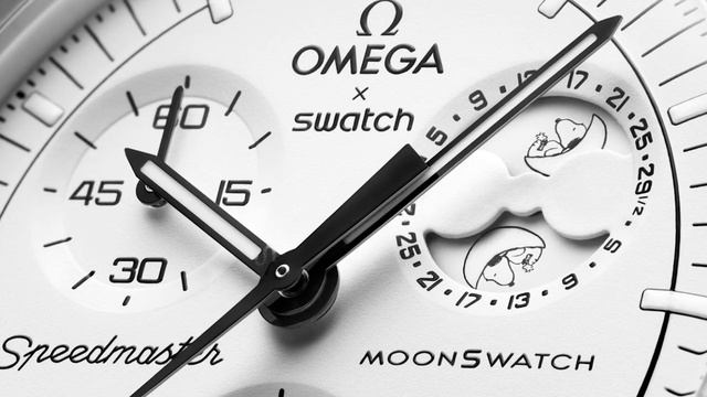 Omega x Swatch MoonSwatch Snoopy Speedmaster Moon Phase release... MISSION TO THE MOONPHASE смотреть онлайн