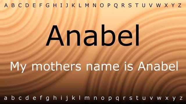 How to say 'Anabel' with Zira.mp4 смотреть онлайн