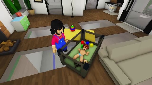 ROBLOX Brookhaven 🏡RP - FUNNY MOMENTS: Police Officer Works As A Nanny смотреть онлайн