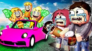 БОГАТАЯ VS БЕДНАЯ семья в Роблоксе, 1 серия - Новый дом богатых и бедных семей в Brookhaven