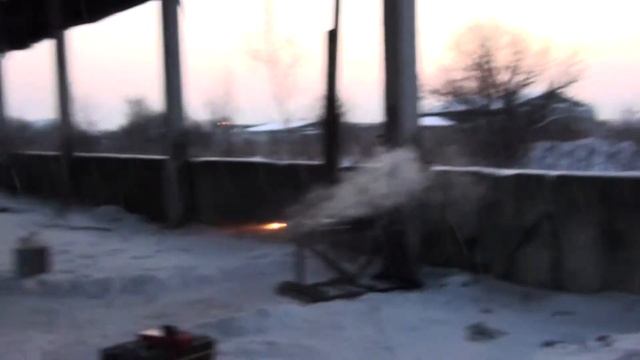 Hybrid Rocket Motor test (third) смотреть онлайн