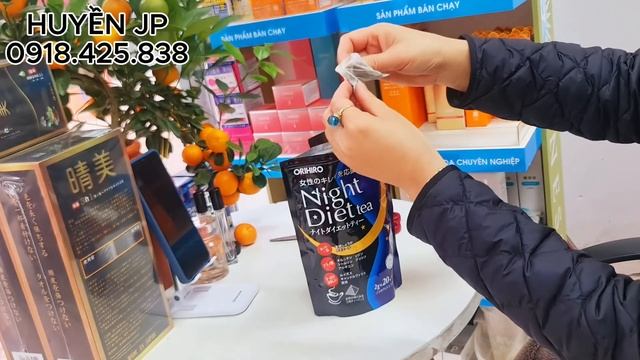 TRÀ GIẢM CÂN NIGHT DIET TEA ORIHIRO 24 gói смотреть онлайн