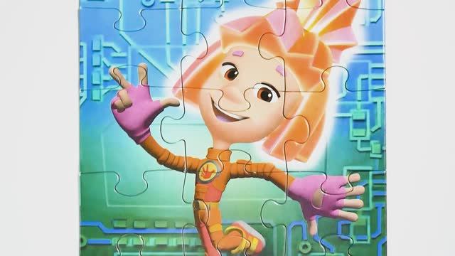 Фиксики мультик Симка - собираем пазлы для детей.The Fixies Puzzle for Kids | Раскрашка ТВ смотреть онлайн