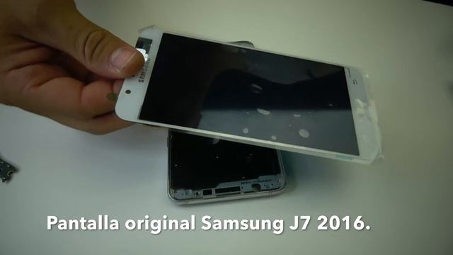 Cambiar pantalla Samsung J7 2016 смотреть онлайн