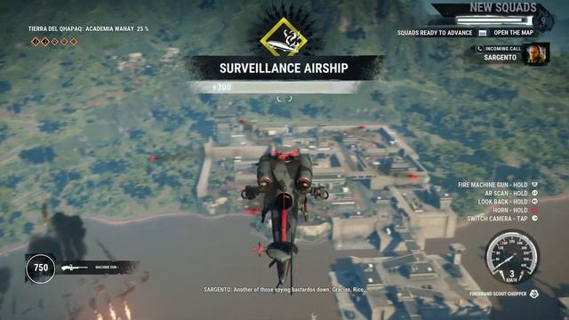 Just Cause 4 - Destroy The Airship With Map At Tierra Del Qhapaq: Academia Wanay