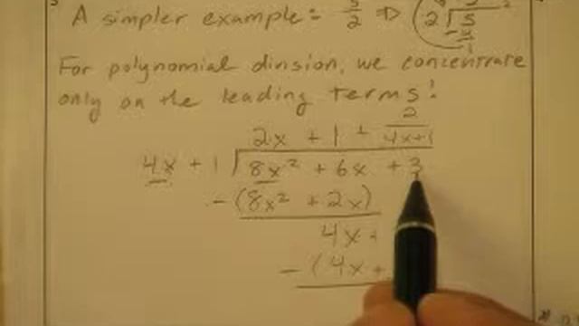 6 7 Polynomial long division with Mr. Nystrom смотреть онлайн