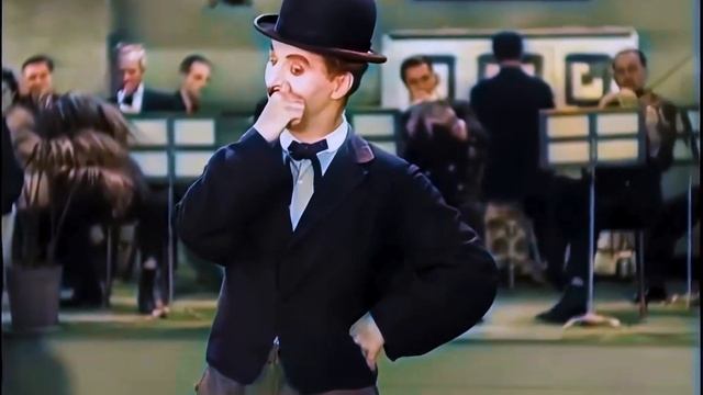 Charlie Chaplin - Nonsense Song From Modern Times - [4K] [60 Fps] [Colorized Version]