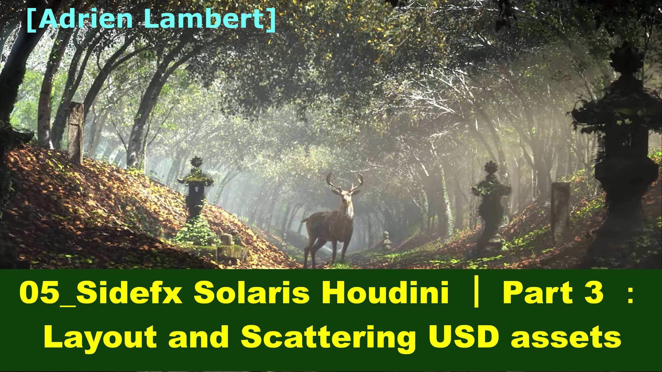 05_Sidefx Solaris Houdini ｜ Part 3 ： Layout and Scattering USD assets смотреть онлайн