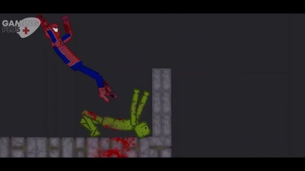 Spider-Man vs Melon Playground on Castle in People Playground
